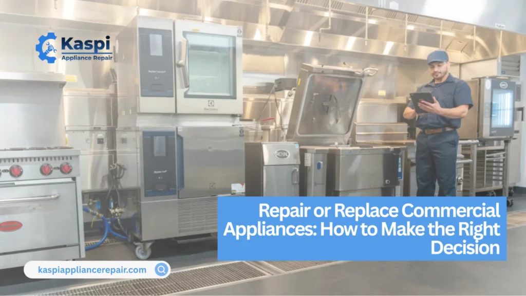 commercial appliance service repair or replace decision