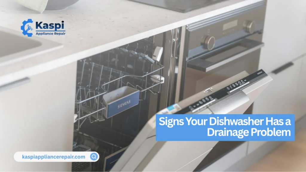 dishwasher full of water drainage problem