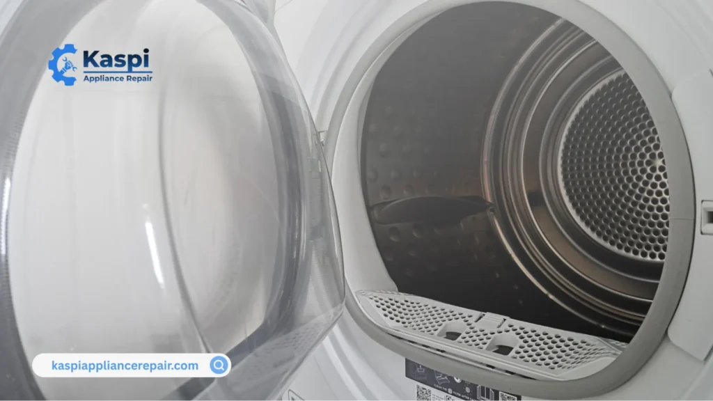 Dryer troubleshooting steps to diagnose why a dryer wont start including checking the power supply door switch and thermal fuse.