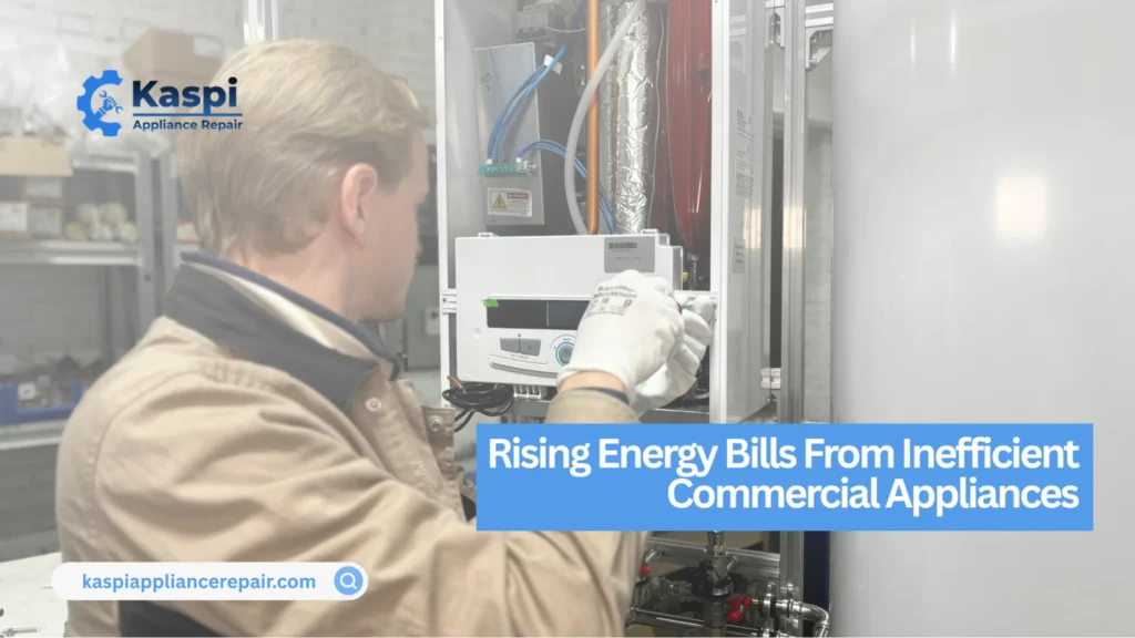 inefficient commercial kitchen equipment high energy bills repair