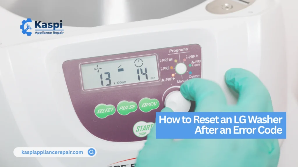 lg appliance repair houston washer reset