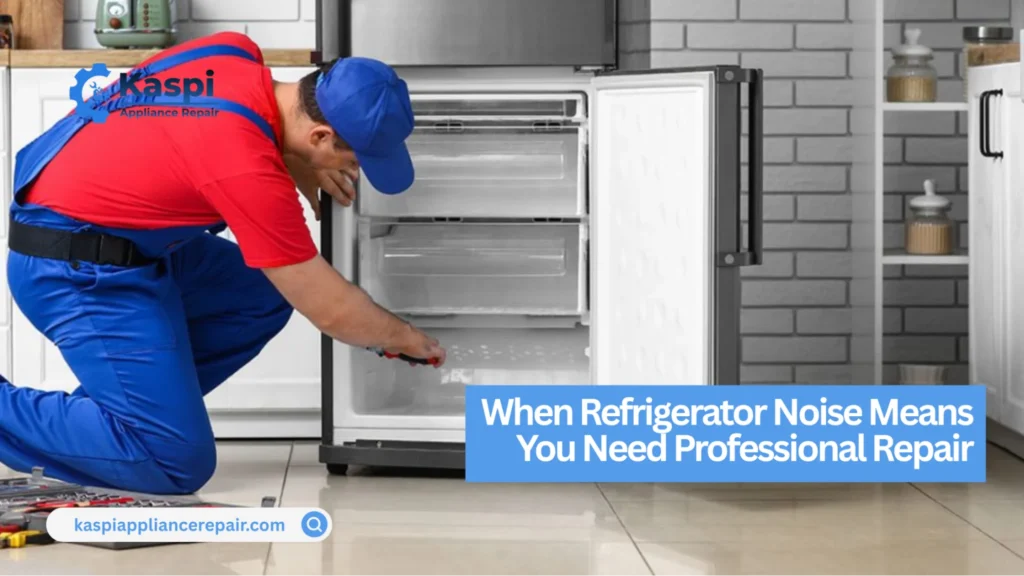 refrigerator rattling noise repair