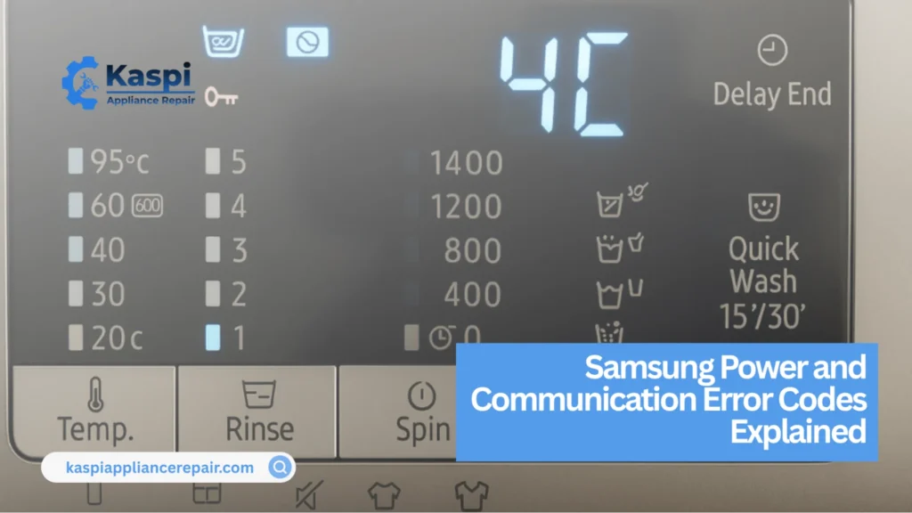 samsung refrigerator display codes error