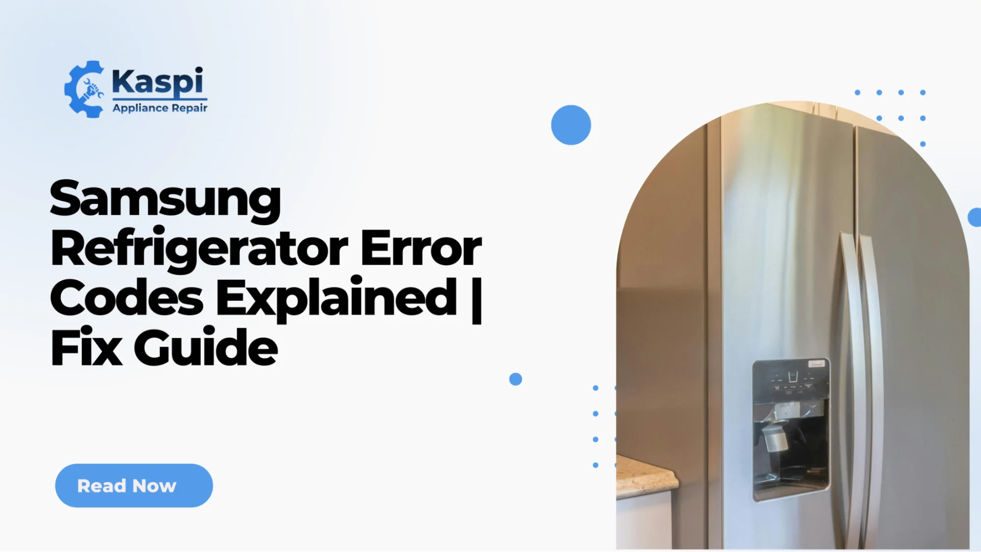 Samsung Refrigerator Error Codes Explained | Fix Guide