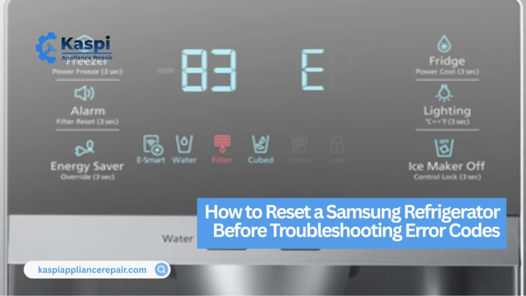 samsung refrigerator troubleshooting error codes