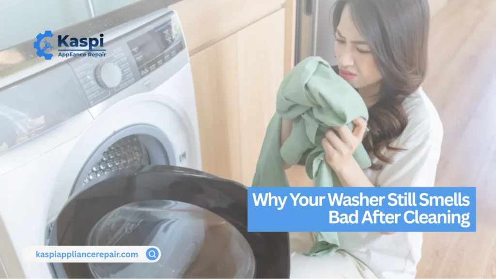 smelly washing machine fix after cleaning