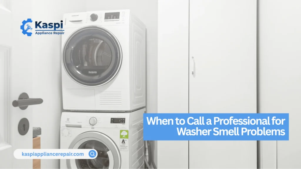 smelly washing machine fix after cleaning