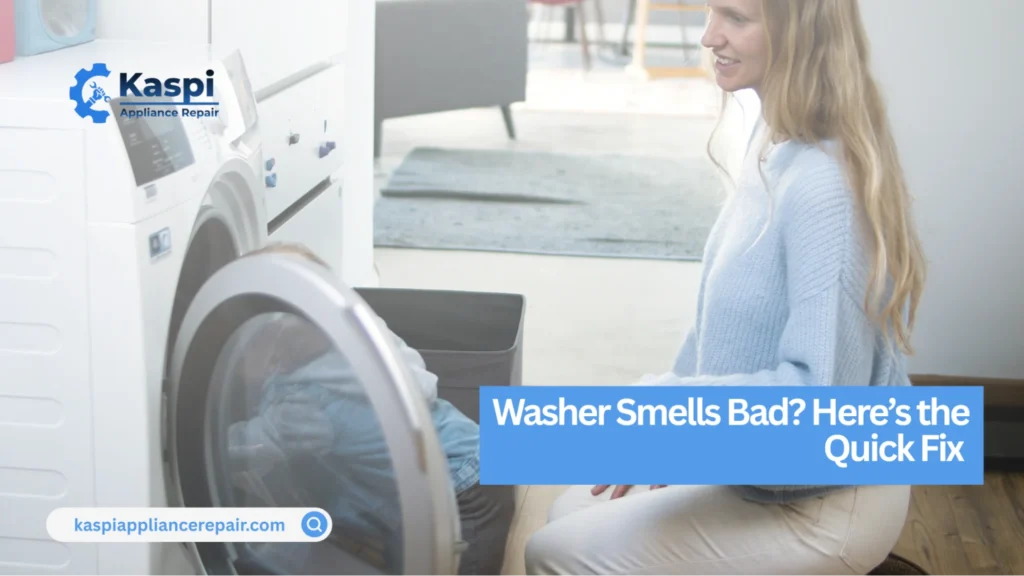 washing machine smells bad quick fix