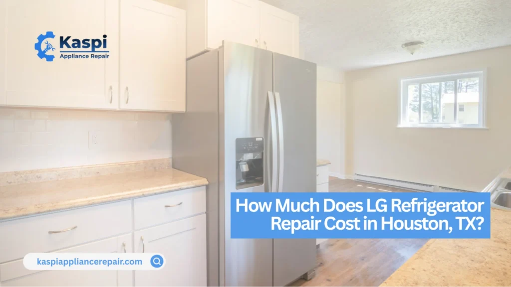 Technician diagnosing why an LG refrigerator is not cooling properly before recommending repairs.