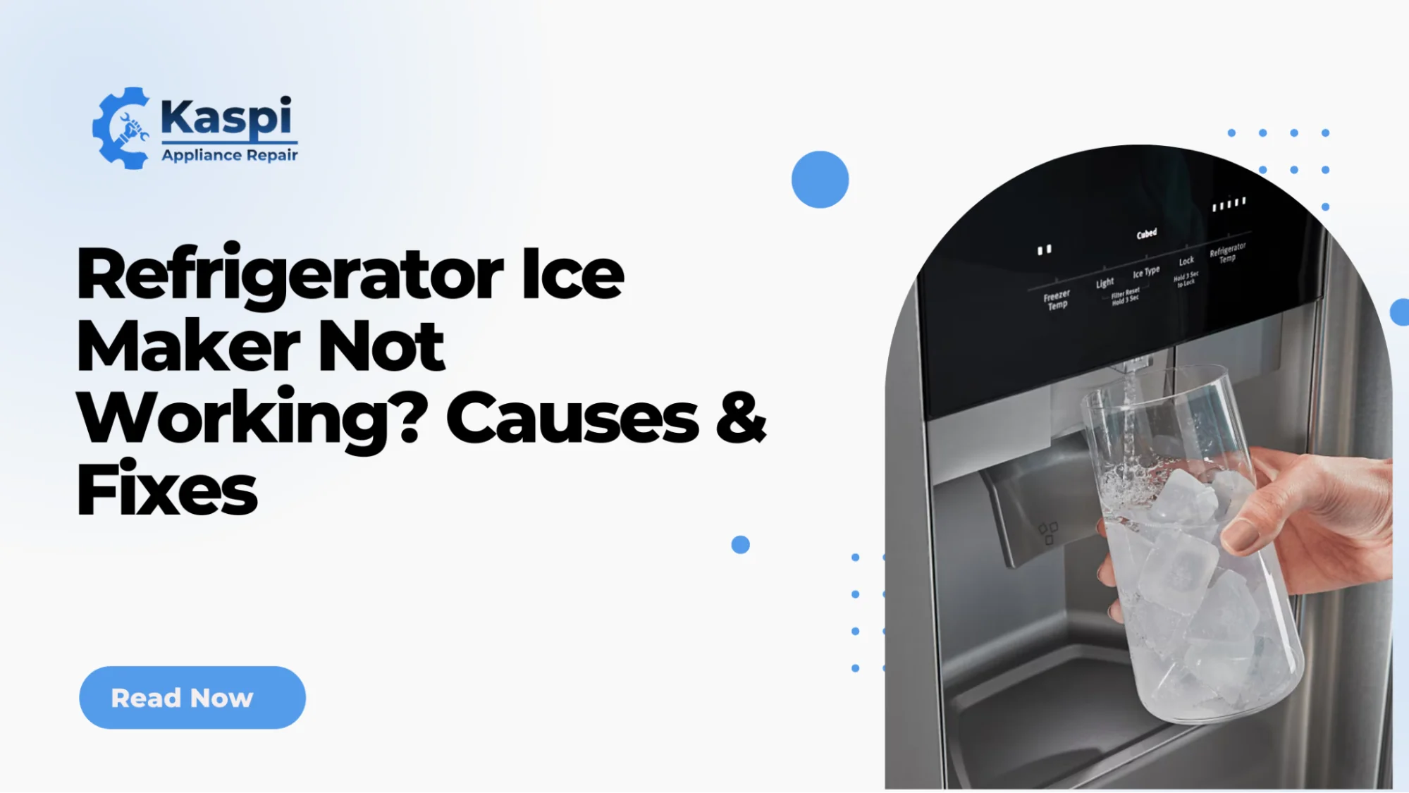 Refrigerator Ice Maker Not Working? Causes & Fixes