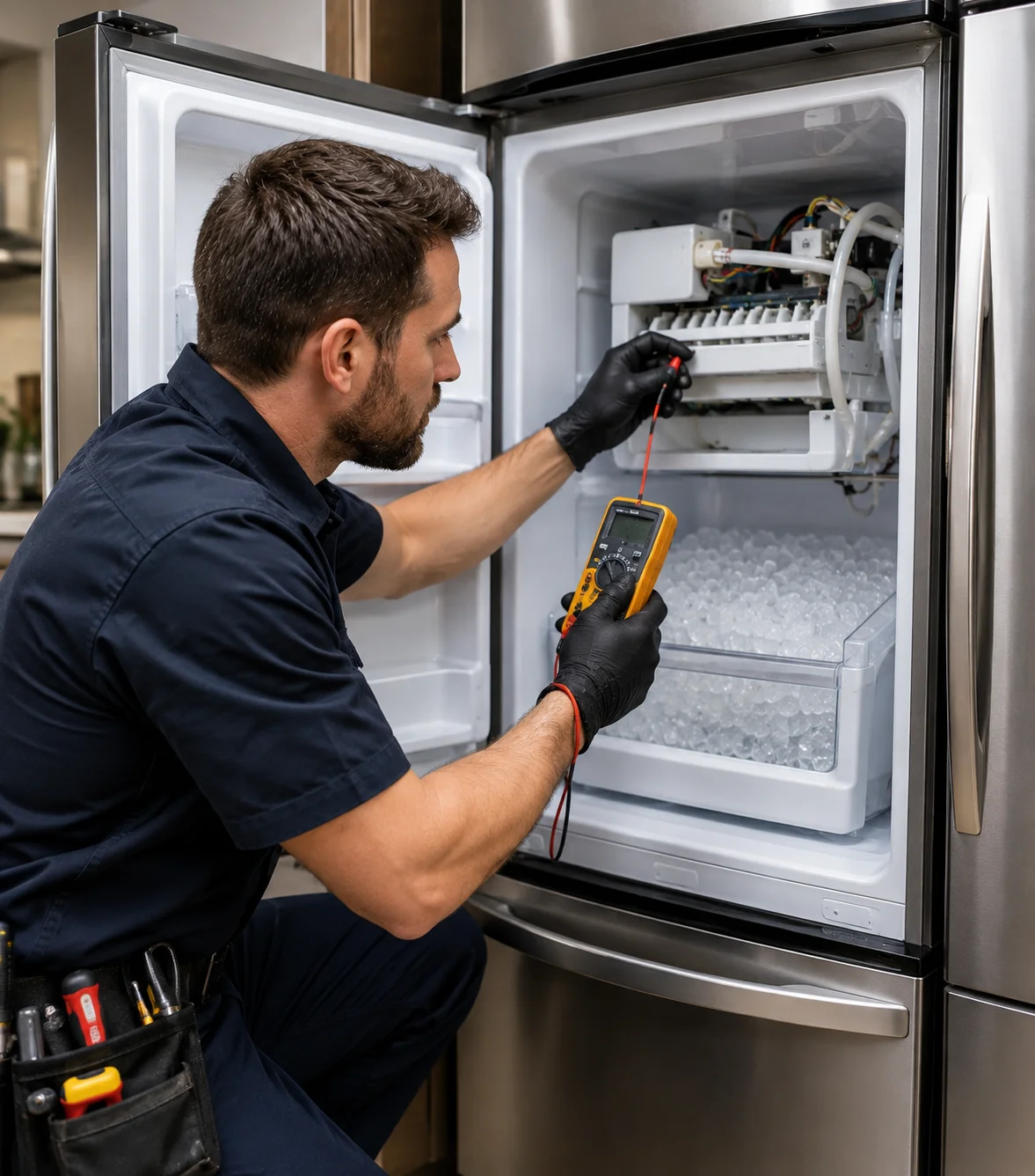 Professional ice maker repair for refrigerators and freezers
