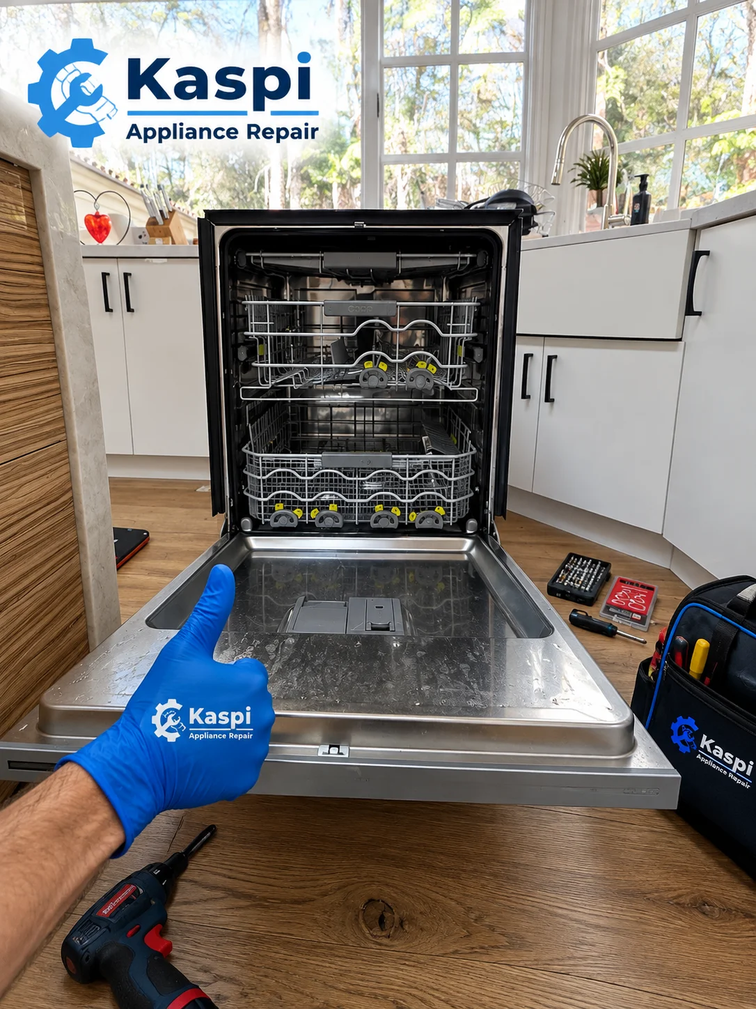 Thermador appliance repair services in Houston for refrigerators, ovens, washers, dishwashers, and other kitchen appliances by experienced technicians.